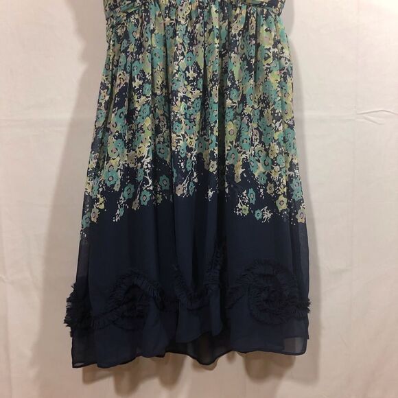 Lauren Conrad Spaghetti Strap Dress Ruffles at Hem - Picture 5 of 15